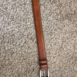Allen Edmonds walnut calfskin belt, size 32
